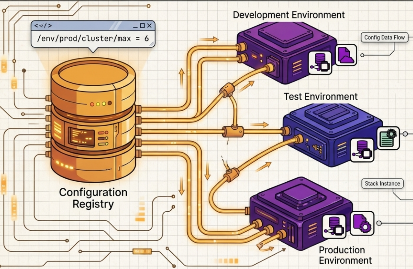 stack parameter registry
