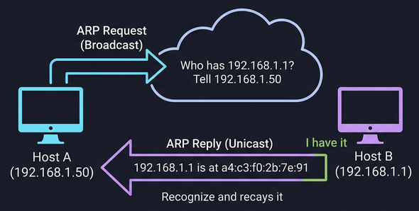 ARP Request/Reply Flow