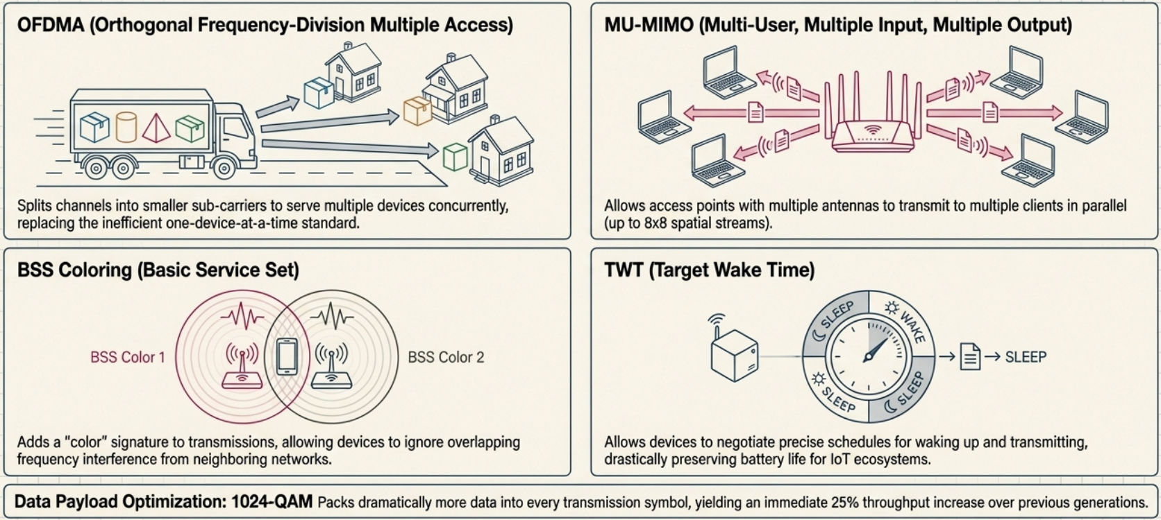 Wi-Fi 6 Key Technologies