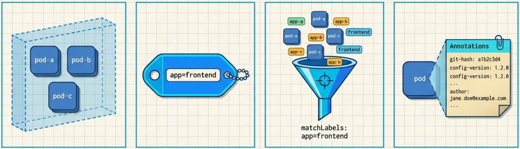 Kubernetes Namespaces, Labels, Selectors & Annotations