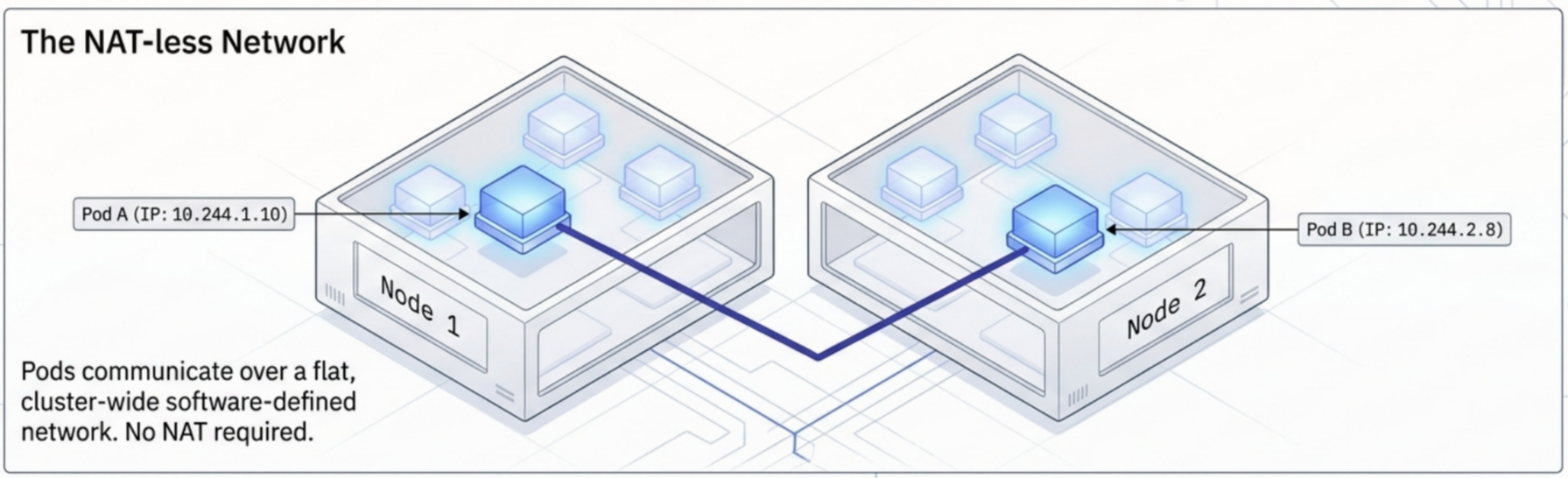 Pod NAT-less Network